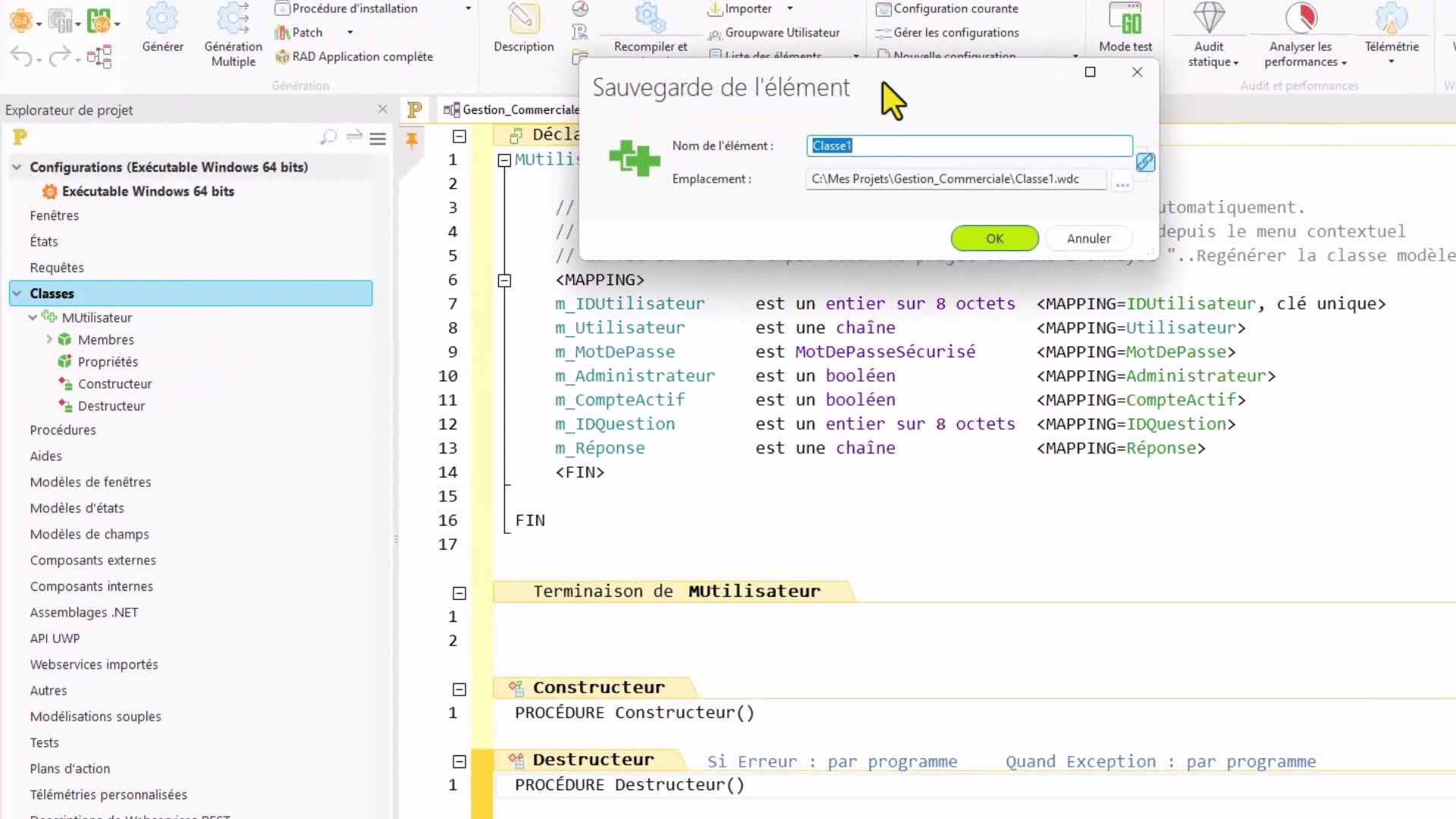 Créer un ERP avec WinDev Mobile